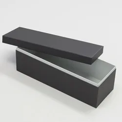 重箱型ギフトケース黒-Lサイズ(蓋・身セット)