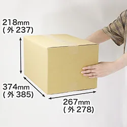 小形包装物・定形外郵便（規格外）フルサイズ。国際郵便に対応した海外発送ダンボール箱 | メガホンの梱包にも