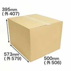 【宅配160サイズ】軽量物用ダンボール箱 573×500×395