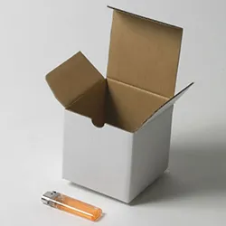 ソフトボール梱包用ダンボール箱 | 100×100×100mmでB式底組タイプの箱