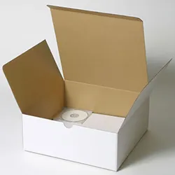 電気コンロ梱包用ダンボール箱 | 405×382×157mmでB式底組タイプの箱