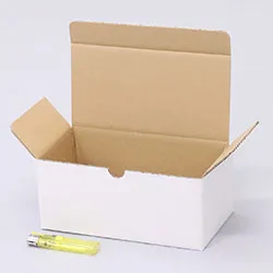 シェーバーケース梱包用ダンボール箱 | 196×100×80mmでB式底組タイプの箱