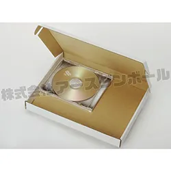 マウスパッド梱包用ダンボール箱 | 238×188×28mmでN式額縁タイプの箱