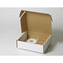 ナッツ梱包用ダンボール箱 | 273×240×90mmでN式額縁タイプの箱