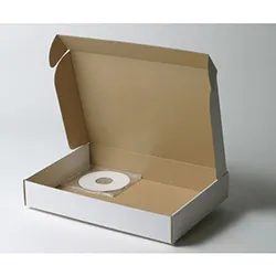 カーディガン梱包用ダンボール箱 | 360×250×60mmでN式額縁タイプの箱