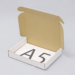 鯛ラバストッカー梱包用ダンボール箱 | 214×155×35mmでN式額縁タイプの箱