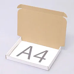 スケッチブック（A4）梱包用ダンボール箱 | 310×220×32mmでN式額縁タイプの箱