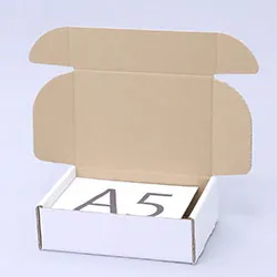 フィッシングバッグ梱包用ダンボール箱 | 230×160×70mmでN式額縁タイプの箱