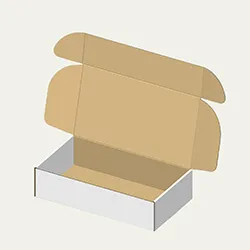 レッグポーチ梱包用ダンボール箱 | 290×160×70mmでN式額縁タイプの箱
