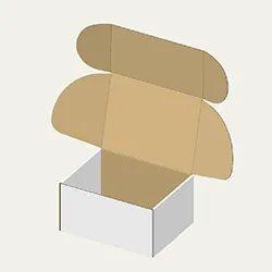 通園バッグ梱包用ダンボール箱 | 250×190×130mmでN式額縁タイプの箱