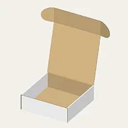 トルテカッター梱包用ダンボール箱 | 255×255×80mmでN式額縁タイプの箱