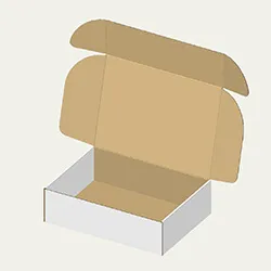カップヨーグルト（12個セット）梱包用ダンボール箱 | 317×230×90mmでN式額縁タイプの箱