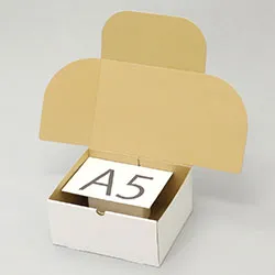 ヘッドルーペ梱包用ダンボール箱 | 249×207×120mmでN式簡易タイプの箱