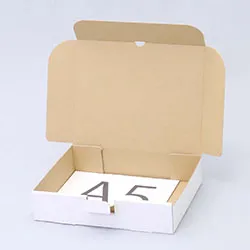 彫刻刀梱包用ダンボール箱 | 250×200×55mmでN式簡易タイプの箱
