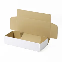 ひしゃく梱包用ダンボール箱 | 550×235×115mmでN式簡易タイプの箱