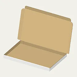 団扇（うちわ）梱包用ダンボール箱 | 430×270×27mmでN式簡易タイプの箱