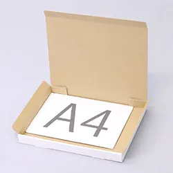 半紙梱包用ダンボール箱 | 340×250×31mmでN式差込タイプの箱