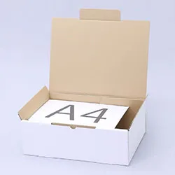 スリッパ・ルームシューズ梱包用ダンボール箱 | 354×252×120mmでN式差込タイプの箱