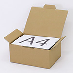 箱を開くと底が自動で簡単組立てできるＢ式段ボール箱（80サイズ） 4