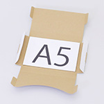 【A5/厚さ3cm/表面白】ゆうパケット、クリックポスト、定形外郵便で発送できる、梱包の簡単なタトウ式箱 1