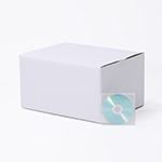 底面B4対応の白色ダンボール箱。通販商品の発送に便利なサイズです。 | かき氷器の梱包にも 2