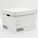 まとめ買いでお得。荷物の保管や収納に最適な収納ボックス（白） 2