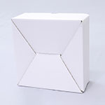 ワイドアングル梱包用ダンボール箱 | 189×189×69mmでB式底組タイプの箱 2