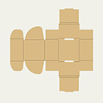アロマキャンドル梱包用ダンボール箱 | 54×54×36mmでN式額縁タイプの箱 2