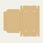 アルミベーキングトレー梱包用ダンボール箱 | 380×280×50mmでN式額縁タイプの箱 2