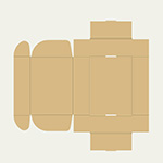ルアーケース梱包用ダンボール箱 | 217×158×62mmでN式額縁タイプの箱 2