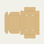 V型卓上グリル梱包用ダンボール箱 | 312×250×80mmでN式額縁タイプの箱 2