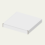 折りたたみバケツ梱包用ダンボール箱 | 150×150×20mmでN式額縁タイプの箱 1