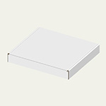 ホテルパン 2/3サイズ梱包用ダンボール箱 | 365×335×50mmでN式額縁タイプの箱 1