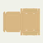 ホテルパン 2/3サイズ梱包用ダンボール箱 | 365×335×50mmでN式額縁タイプの箱 2