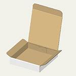 カチューシャ梱包用ダンボール箱 | 161×159×30mmでN式差込タイプの箱 0