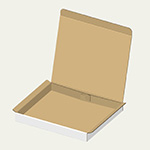 油絵F8号キャンバス梱包用ダンボール箱 | 465×389×49mmでN式差込タイプの箱 0