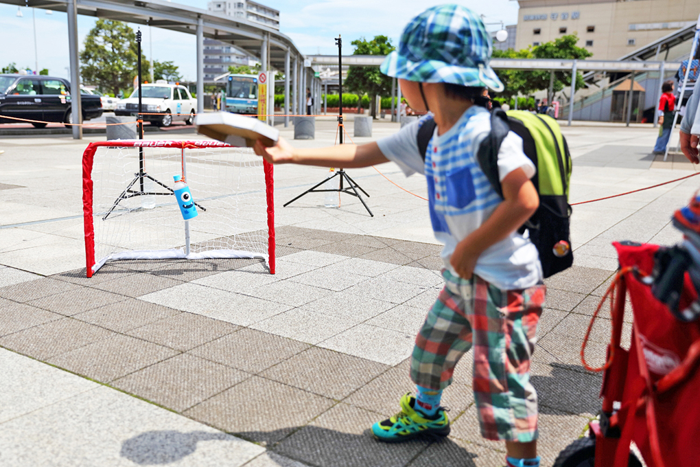 エコフリスビーであそぼう08