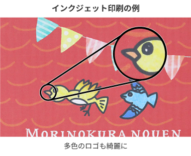 インクジェット印刷ズレのイメージ
