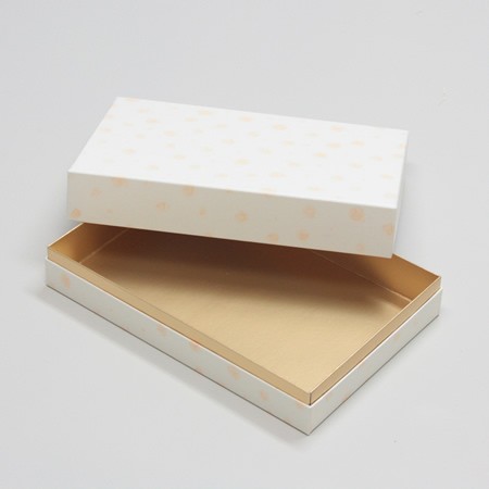 かぶせ蓋型洋菓子業務用化粧箱(サブレ・ドーナツ他)花柄-Lサイズ-3