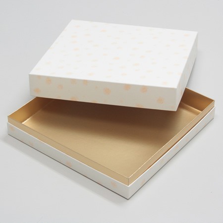 かぶせ蓋型洋菓子業務用化粧箱(サブレ・ドーナツ他)花柄-LLサイズ-3
