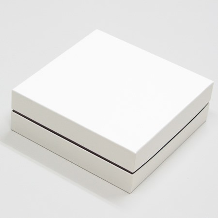 かぶせ蓋型焼き菓子プレゼント用BOX(ドライフルーツ・カップケーキ他)白/茶-Lサイズ-2