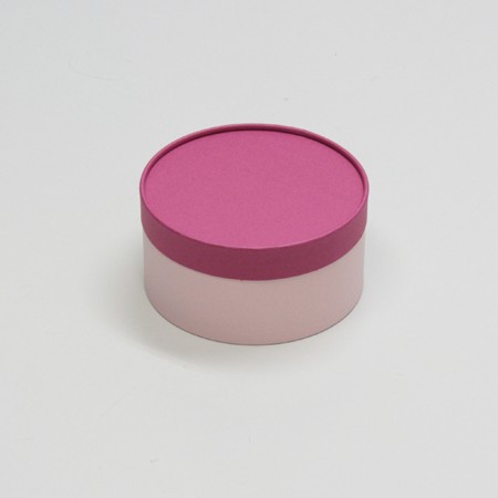 丸型かぶせ蓋付お菓子詰め合わせ箱(パイ・シュークリーム他)ワイン/桜-Sサイズ-2