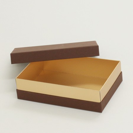 かぶせ蓋型洋菓子化粧箱(ガレット・シフォンケーキ他)－Sサイズマロン-2