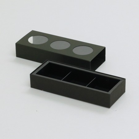 マカロン用引出し型ギフトBOX黒-Ｓサイズ-2