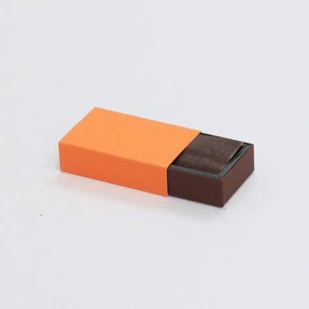 ショコラスリーブケース（オランジェット・生チョコ他）オレンジ/こげ茶-Sサイズ-2