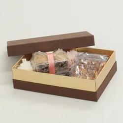かぶせ蓋型洋菓子化粧箱(ガレット・シフォンケーキ他)－Sサイズマロン