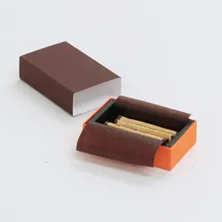 オランジェット・生チョコギフト用橙色の仕切り付きパッケージ【S】