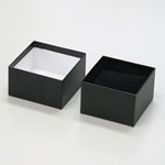 かぶせ蓋型ボックス-Lサイズ(A)黒 2