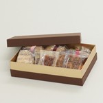 クッキー・ケーキなどお菓子ギフトに最適な茶色のパッケージ【M】 0