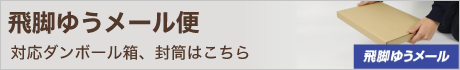 飛脚ゆうメール便対応ダンボール箱はこちら